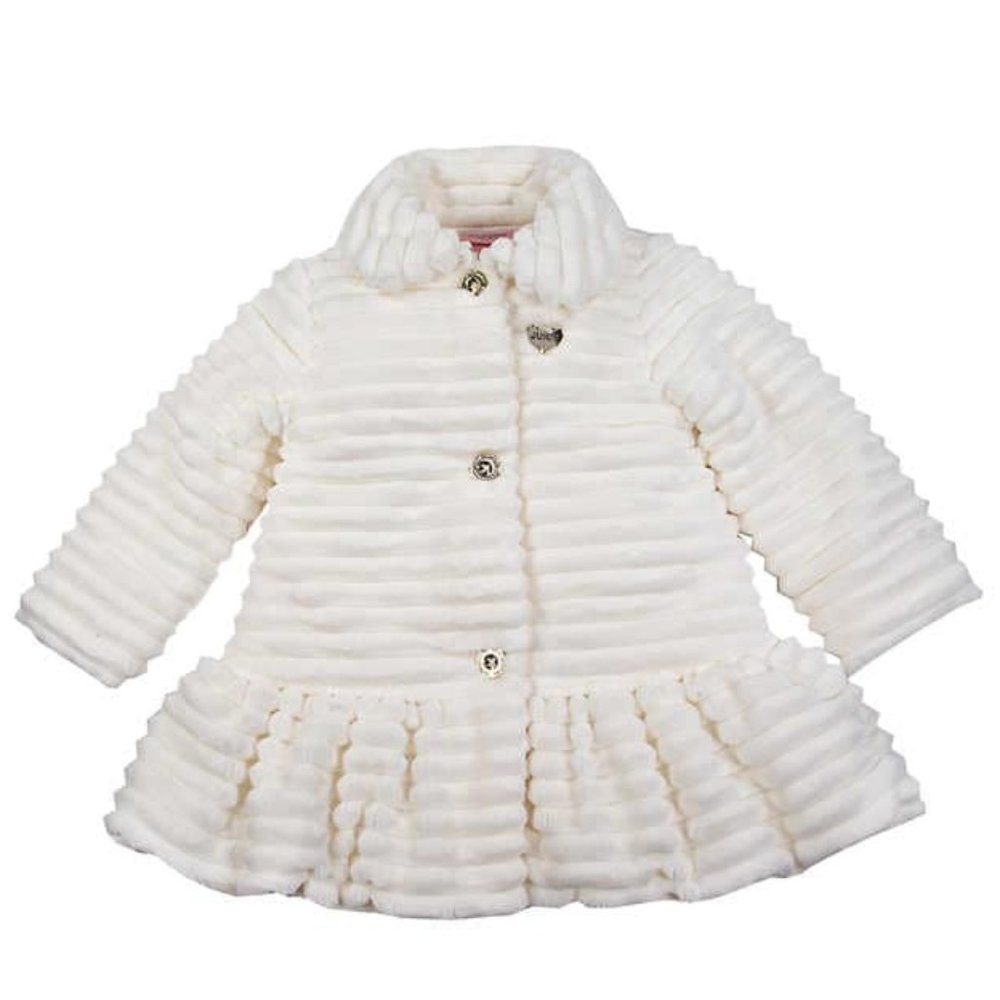 Juicy Couture Kids Cream Plush Jacket